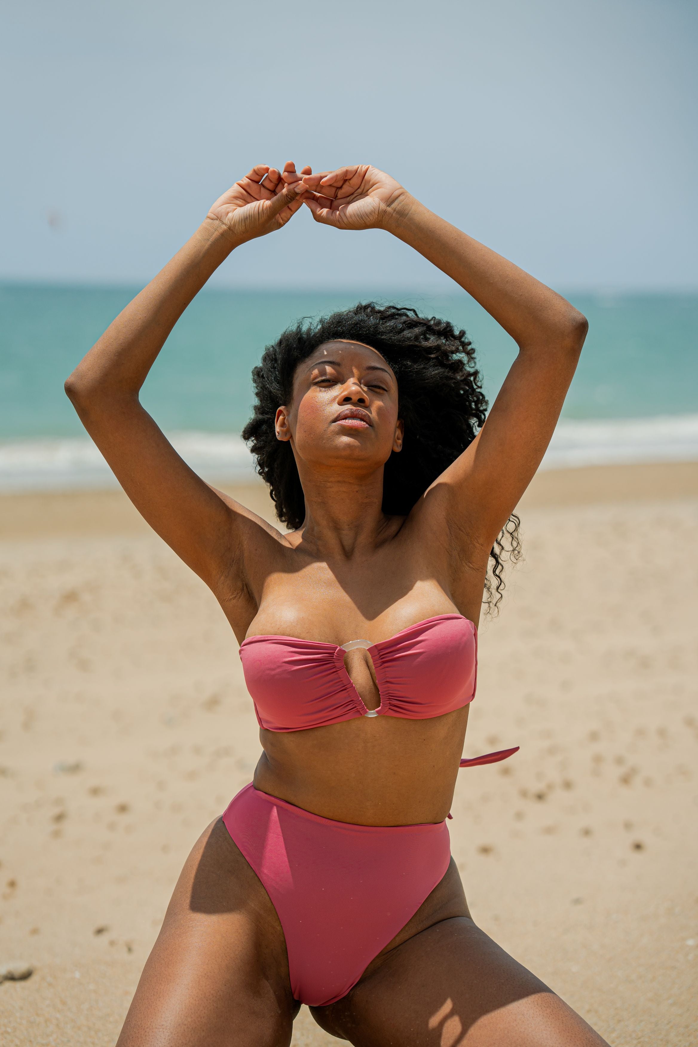 Rosé Bloom Bikini Set