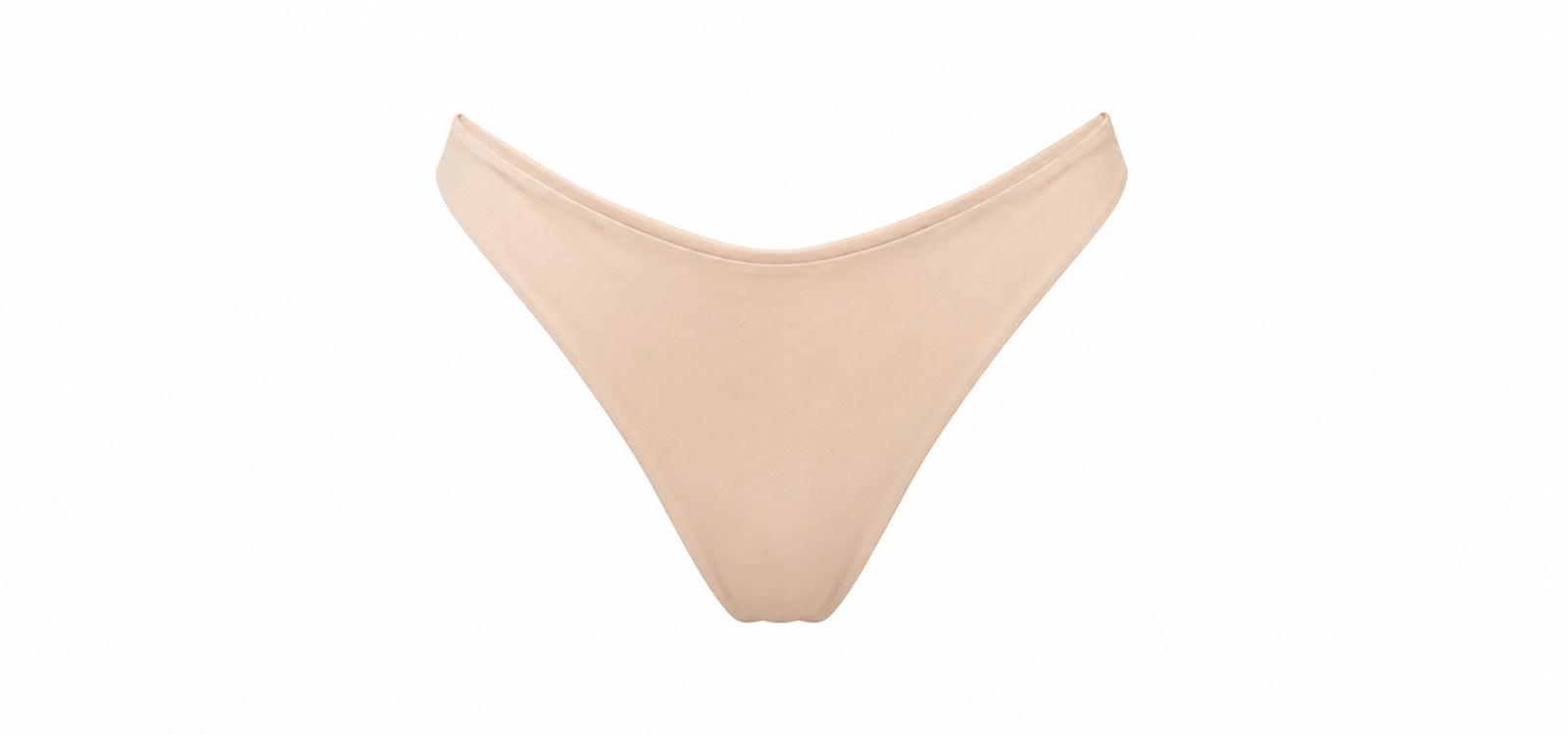 Duna Beige Bikini Bottom