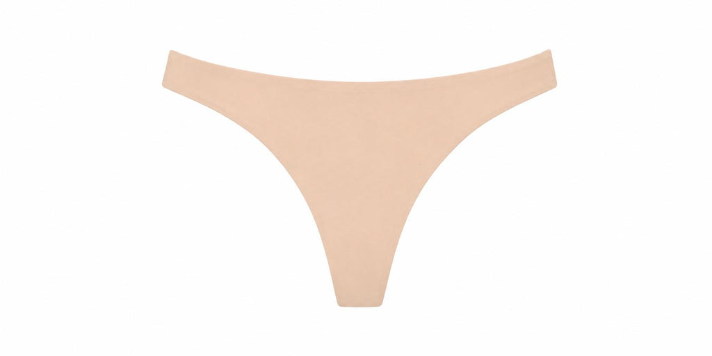 Duna Beige Bikini Bottom